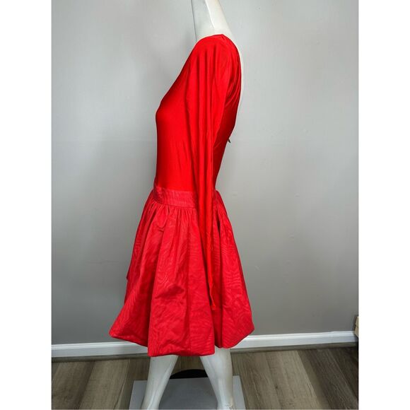 Alice + Olivia Chara Bubble-Hem Minidress Size US8 $495 - Picture 8 of 13